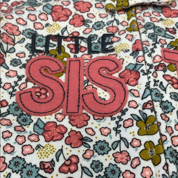 Carter’s Child of Mine Baby Girl Floral Sleeper – Size 3–6 Months - Picture 7 of 8